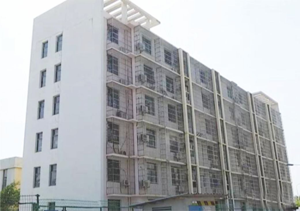 Student apartment building of Yangpu technical school, Hainan Province, China